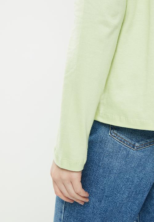 RVCA - Oasis long sleeve tee -  light green