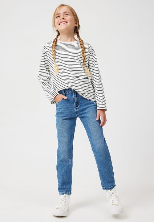 Cotton On - India mom jean - weekend blue wash