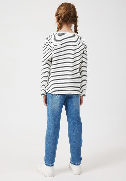 Cotton On - India mom jean - weekend blue wash