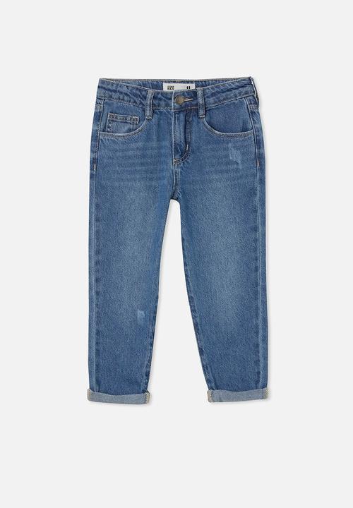 Cotton On - India mom jean - weekend blue wash