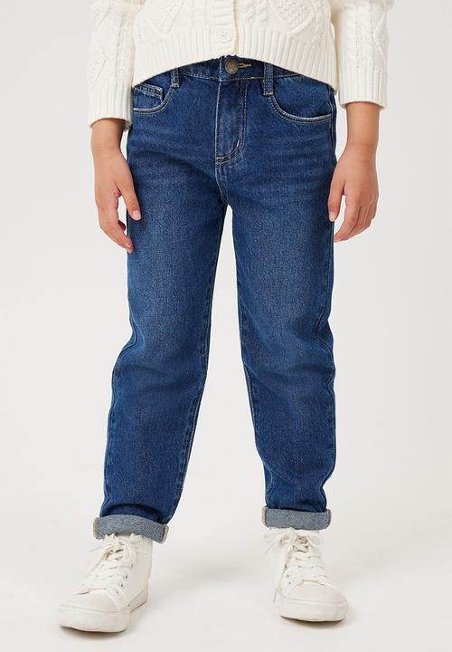 Cotton On - India mom jean - midnight blue wash