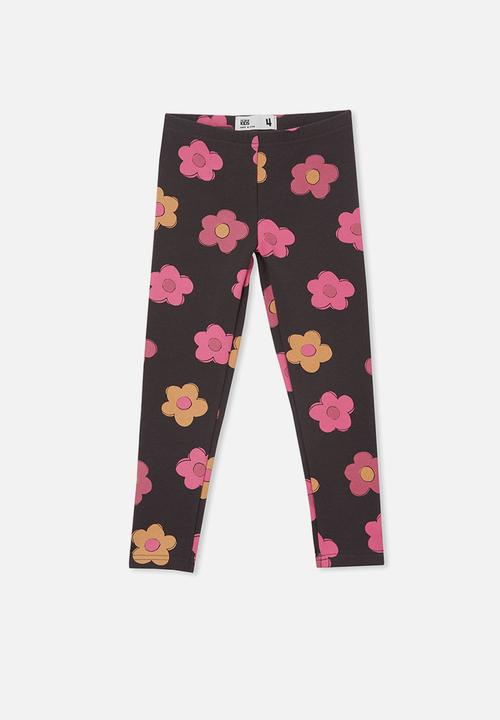 Cotton On - Fleece legging - phantom/prep floral