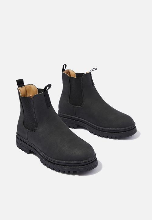 Cotton On - Pull on gusset boot - black