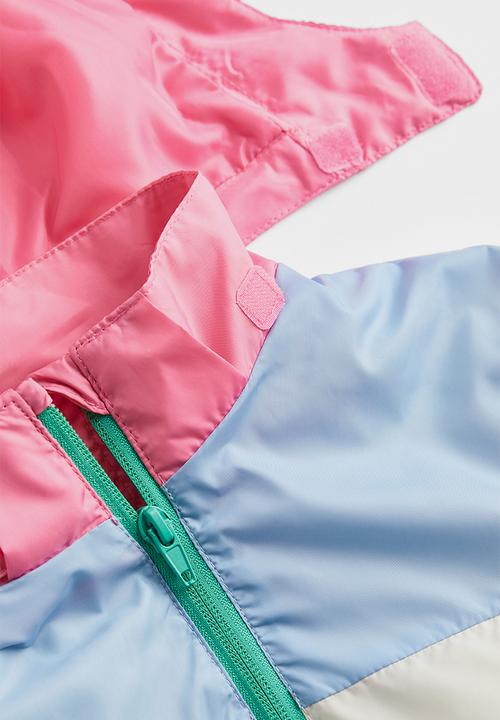H&M - Block-coloured windbreaker - light beige/block-coloured