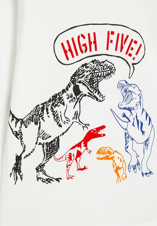 Pop Candy - Dino tee - white