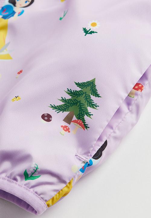 H&M - Patterned windbreaker - light purple/snow white