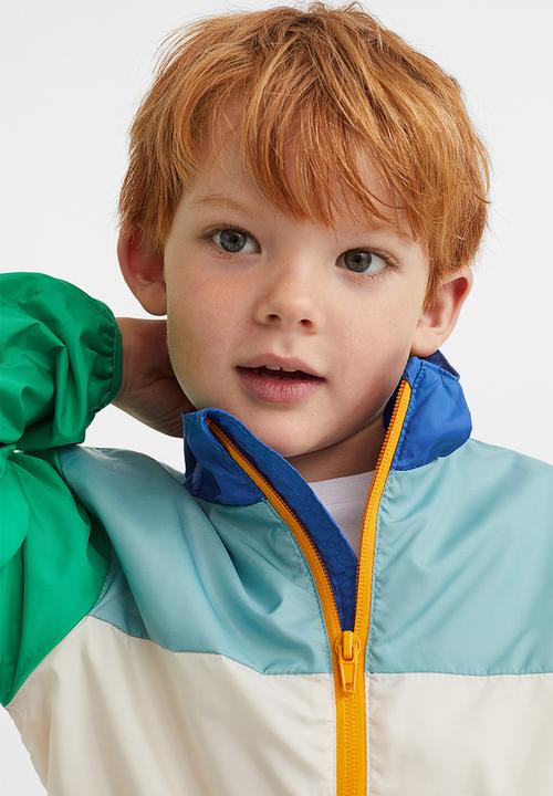 H&M - Block-coloured windbreaker - cream/block-coloured