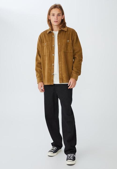 Cotton On - Heavy overshirt - tan cord