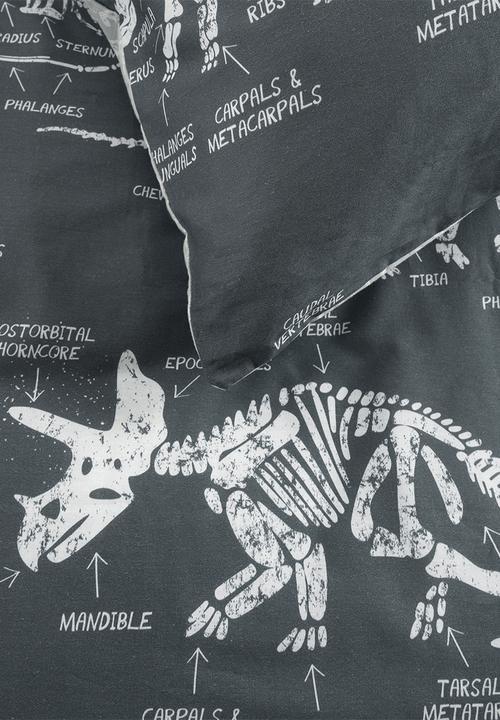 Linen House - Dino Dig Duvet Cover Set - grey