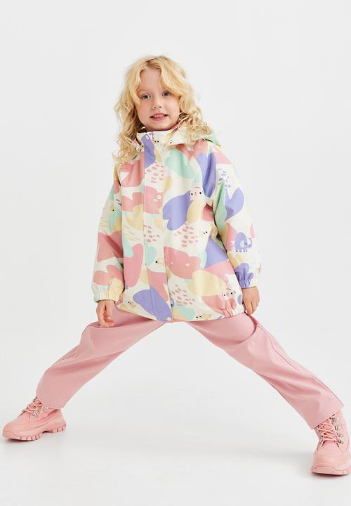 H&M - Water-repellent 3-in-1 jacket set - white/patterned