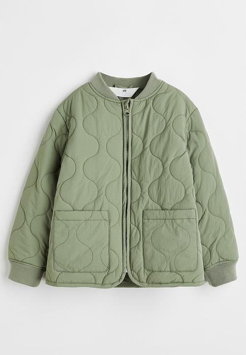 H&M - Quilted jacket - khaki green