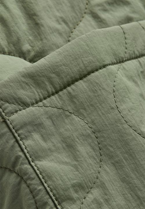 H&M - Quilted jacket - khaki green
