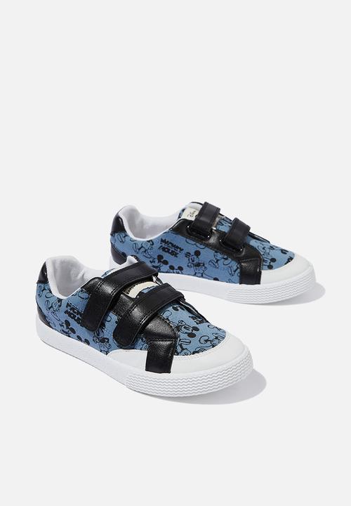 Cotton On - Licensed darcy double strap - lcn dis mickey mouse/denim repeat
