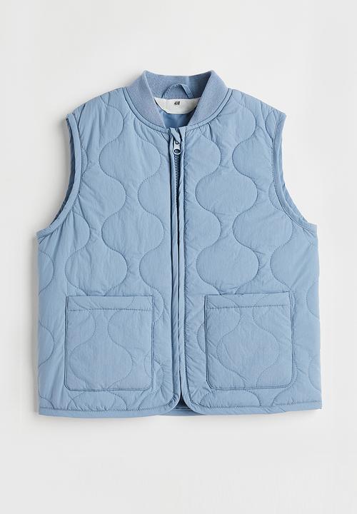 H&M - Quilted gilet - blue