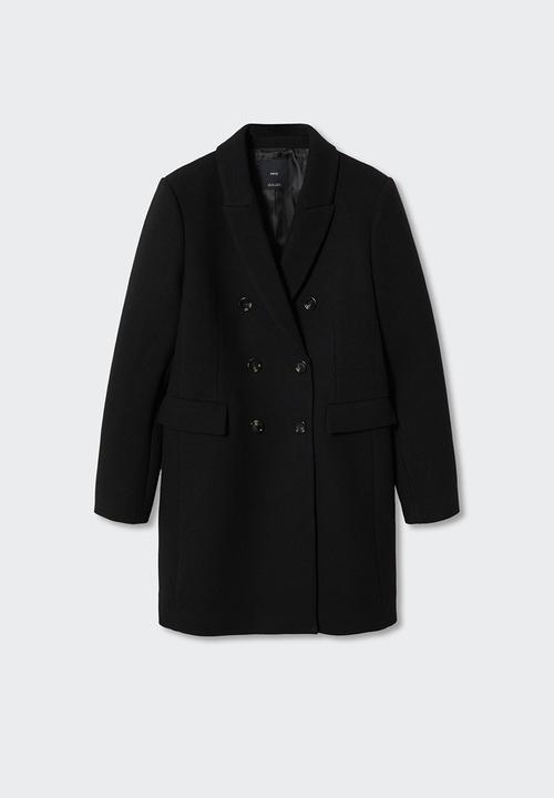 MANGO - Coat dali - black
