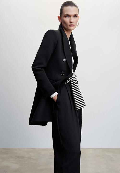 MANGO - Coat dali - black