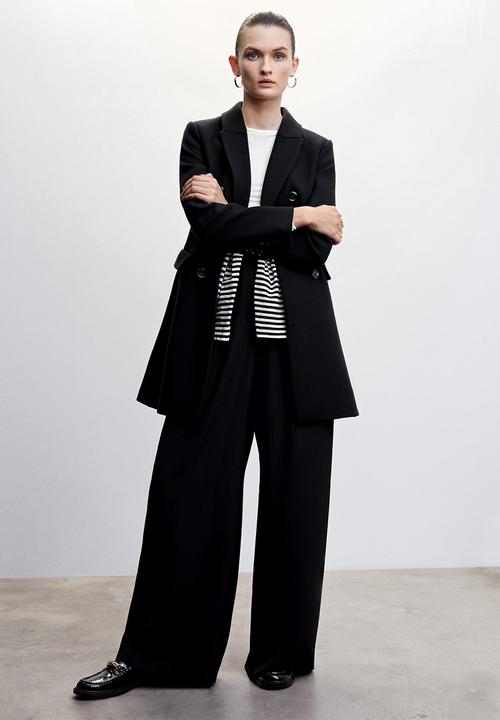 MANGO - Coat dali - black