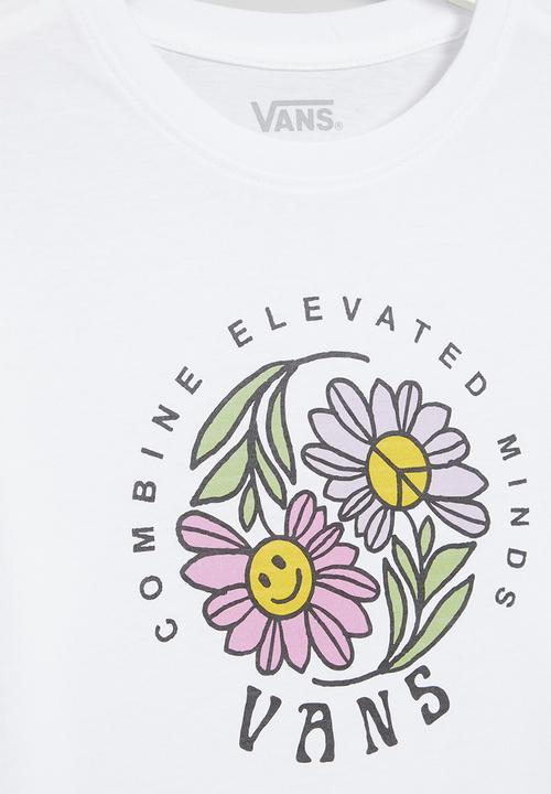 Vans - Elevated floral ls bff - white