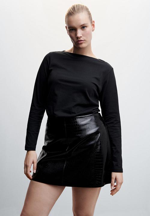 MANGO - Plus T-shirt saco - black