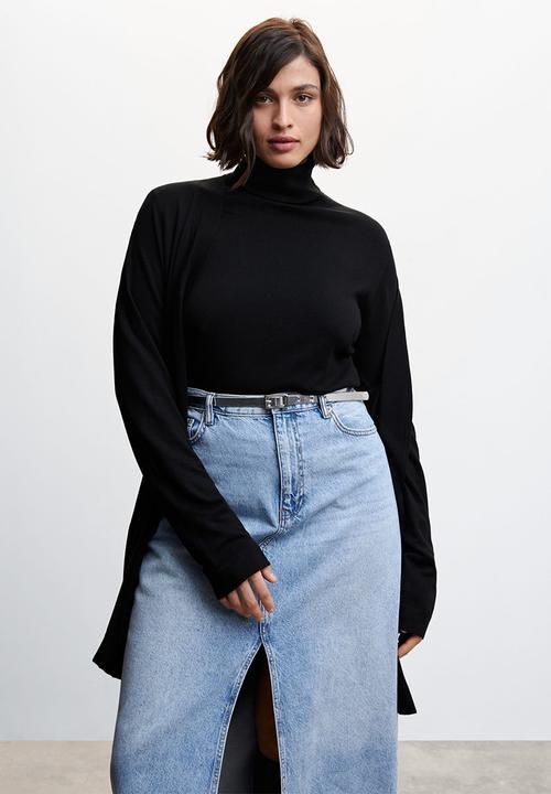 MANGO - Plus sweater almar - black
