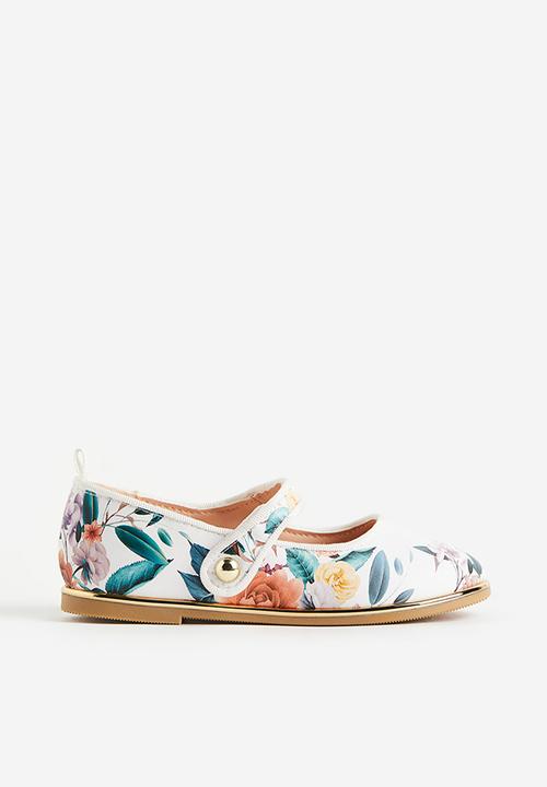 H&M - Ballet pumps - white/floral