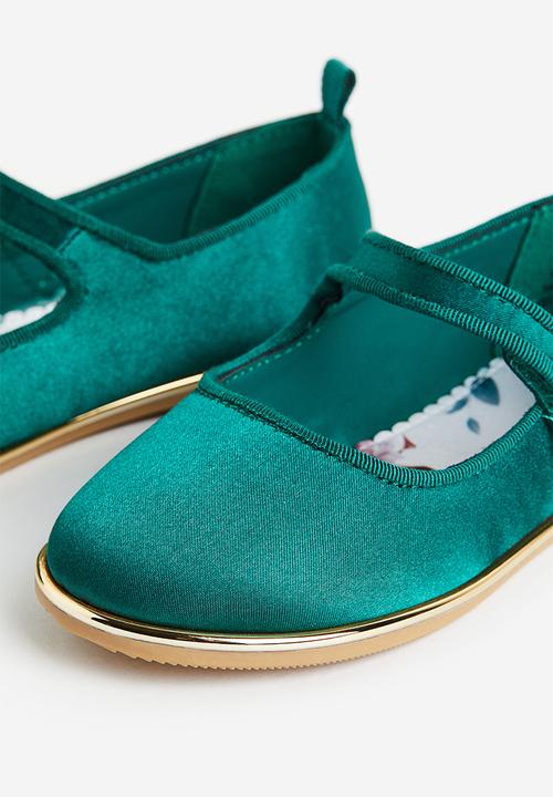 H&M - Ballet pumps - dark green