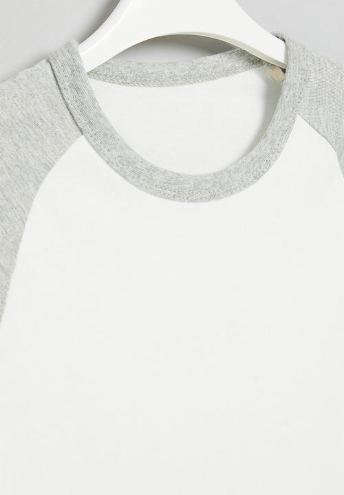 Pop Candy - Boys tee - white & grey