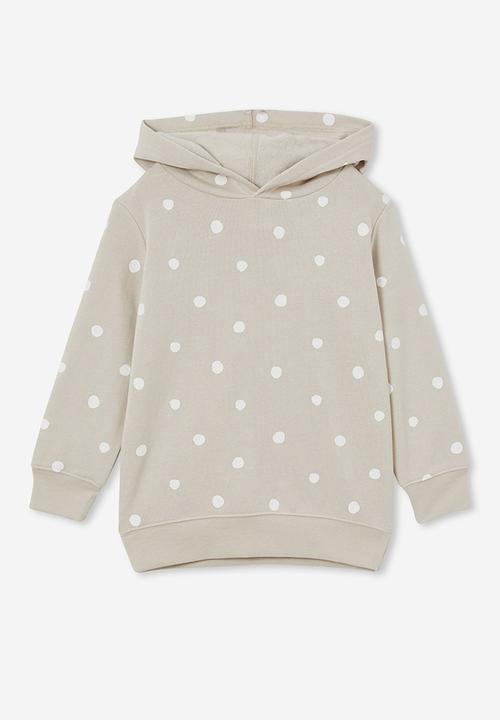 Cotton On - Milo hoodie - rainy day/vanilla spots