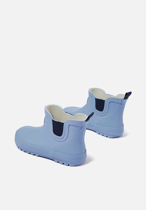 Cotton On - Rainy day gusset boot - dusty blue/navy