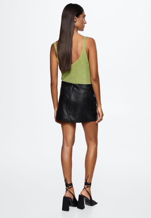 MANGO - Top kling - light pastel green