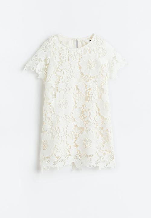 H&M - Lace dress - white