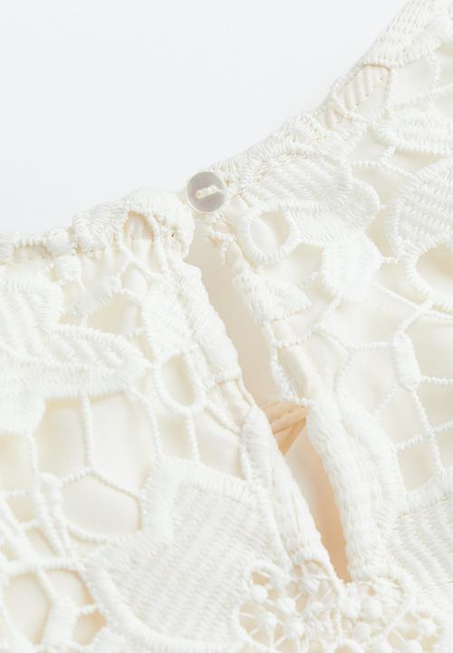 H&M - Lace dress - white