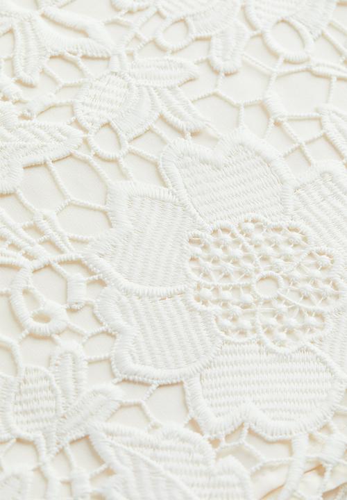 H&M - Lace dress - white