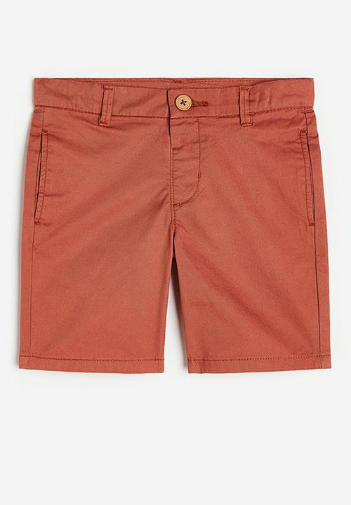 H&M - Chino shorts - rust brown