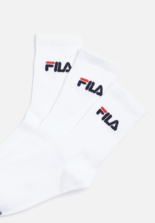 FILA - Sicily tube sock 3-pack - white