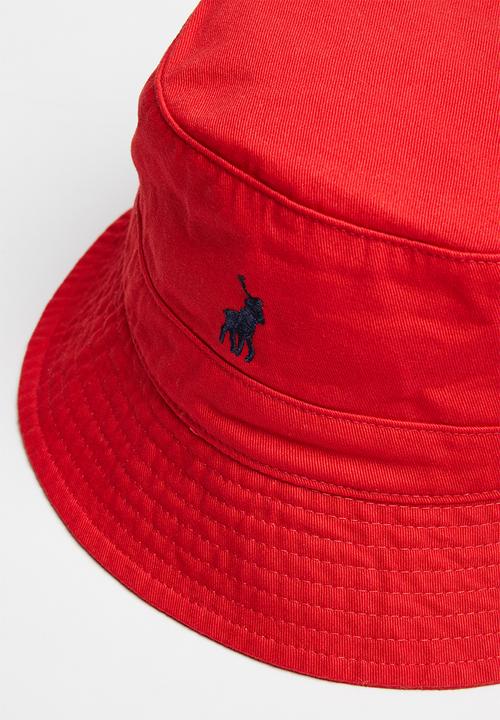POLO - Classic twill bucket - red