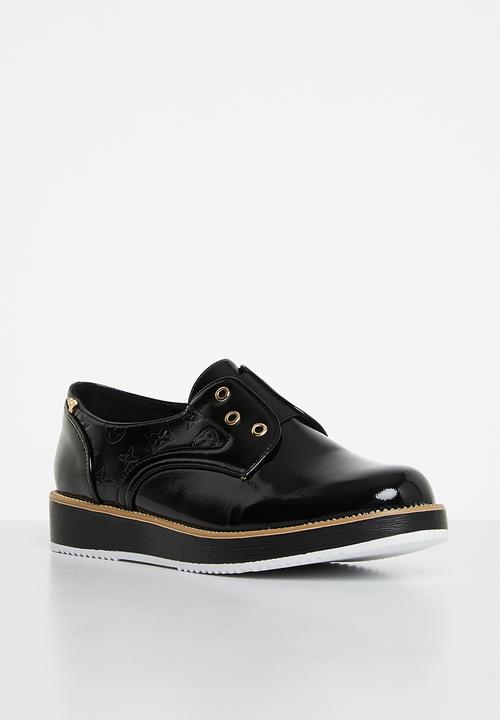 Butterfly Feet - Azalea 5 brogue - black