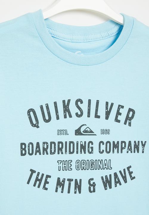 Quiksilver - Qs surf lockup short sleeve boys - sky blue