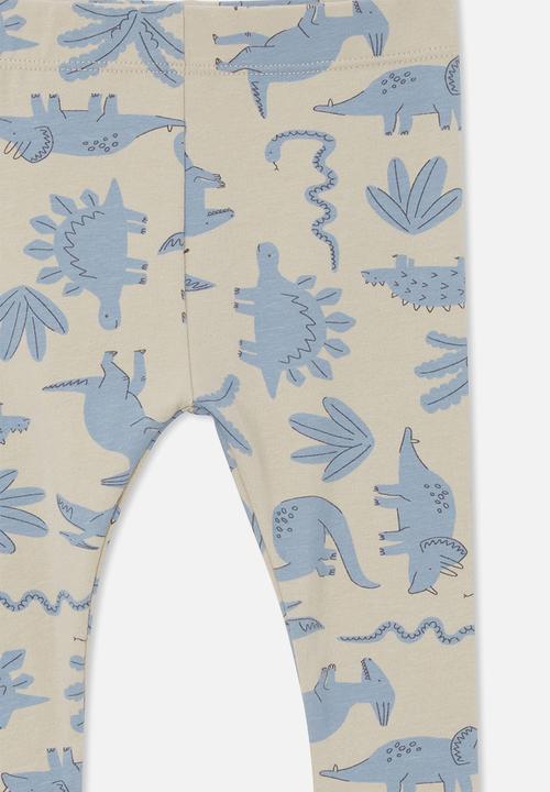 Cotton On - River skinny leg legging - rainy day & dino stomp