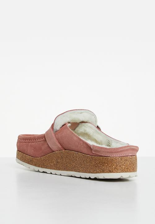 Birkenstock - Buckley shearling suede shearling regular - pink clay