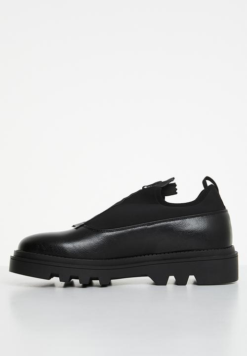 MAZERATA - Vinchey 3 leather lycra - black
