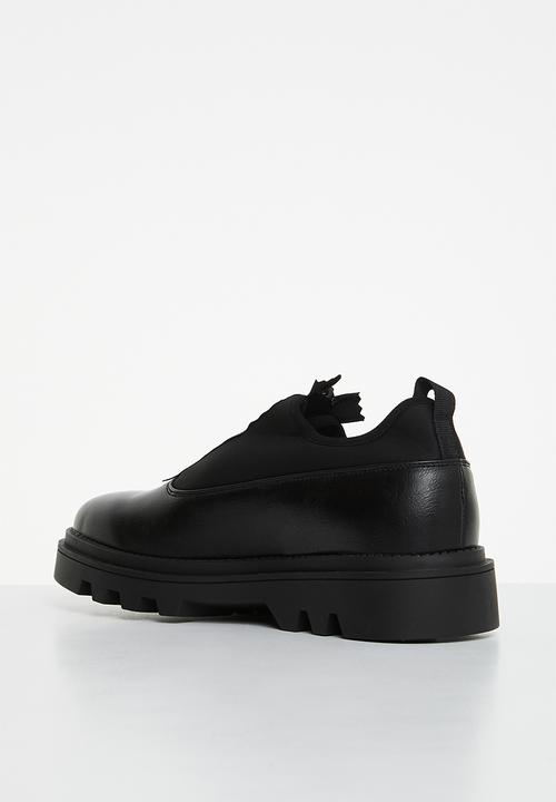 MAZERATA - Vinchey 3 leather lycra - black