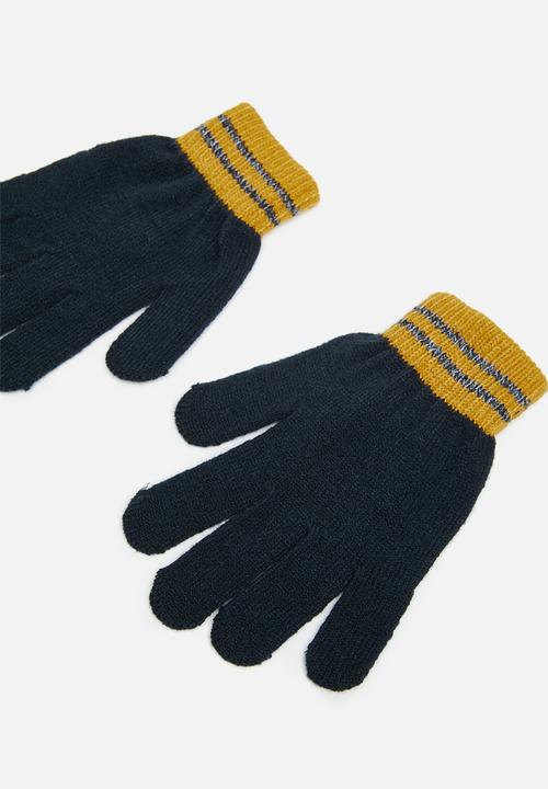 Aca Joe - Boys aca joe fashion beanie - gold/navy