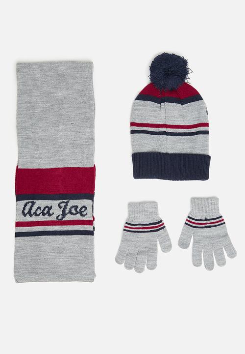 Aca Joe - Boys aca joe fashion beanie - grey melange