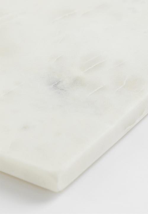 H&M - Marble serving tray - white/marble