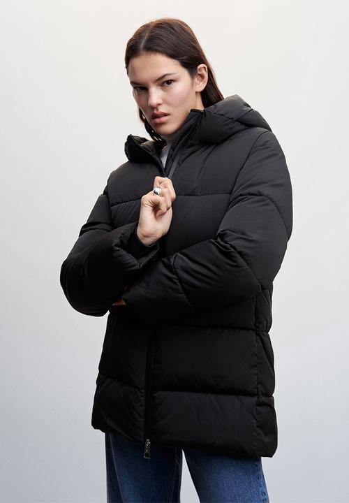 MANGO - Anorak tokyo - black