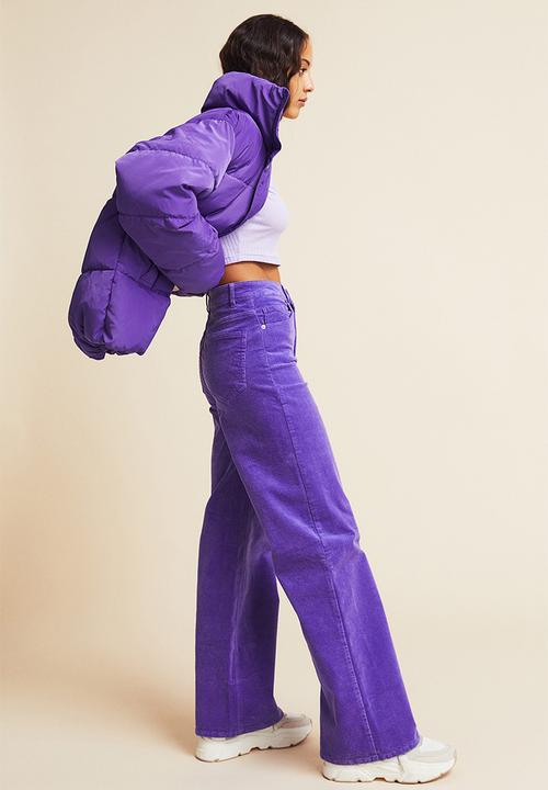 H&M - Corduroy trousers - purple
