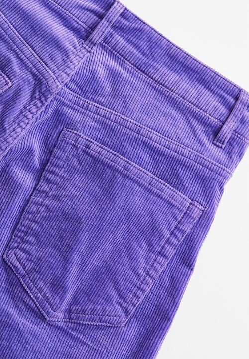 H&M - Corduroy trousers - purple