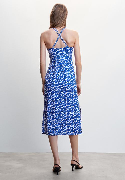 MANGO - Dress lucy-h - mid blue