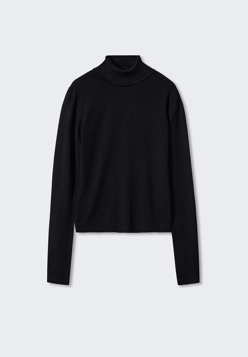 MANGO - Sweater almar - black